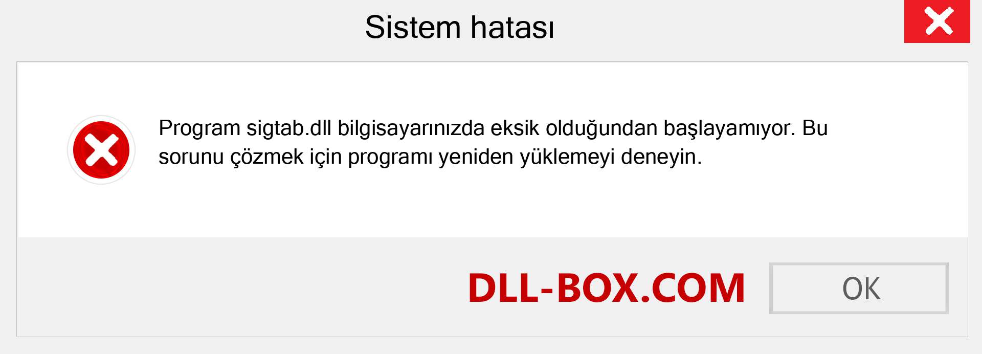 sigtab.dll dosyası eksik mi? Windows 7, 8, 10 için İndirin - Windows'ta sigtab dll Eksik Hatasını Düzeltin, fotoğraflar, resimler